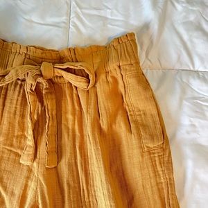 Mustard yellow casual pants
